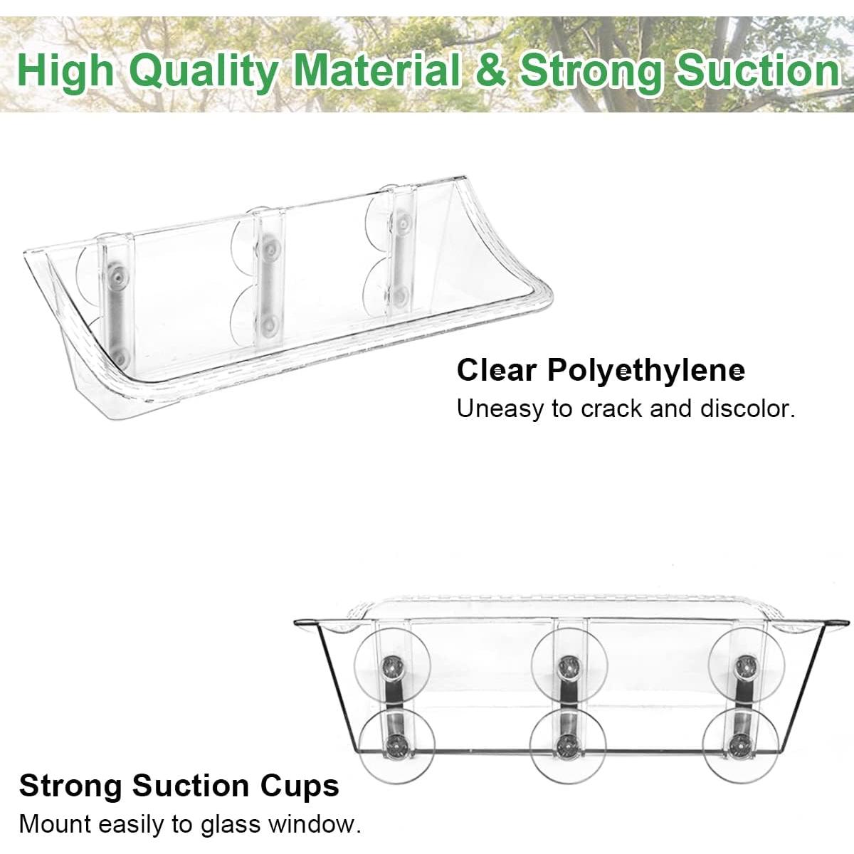 Comedero para Aves AnBaiMei Montado en Ventana 0.95L