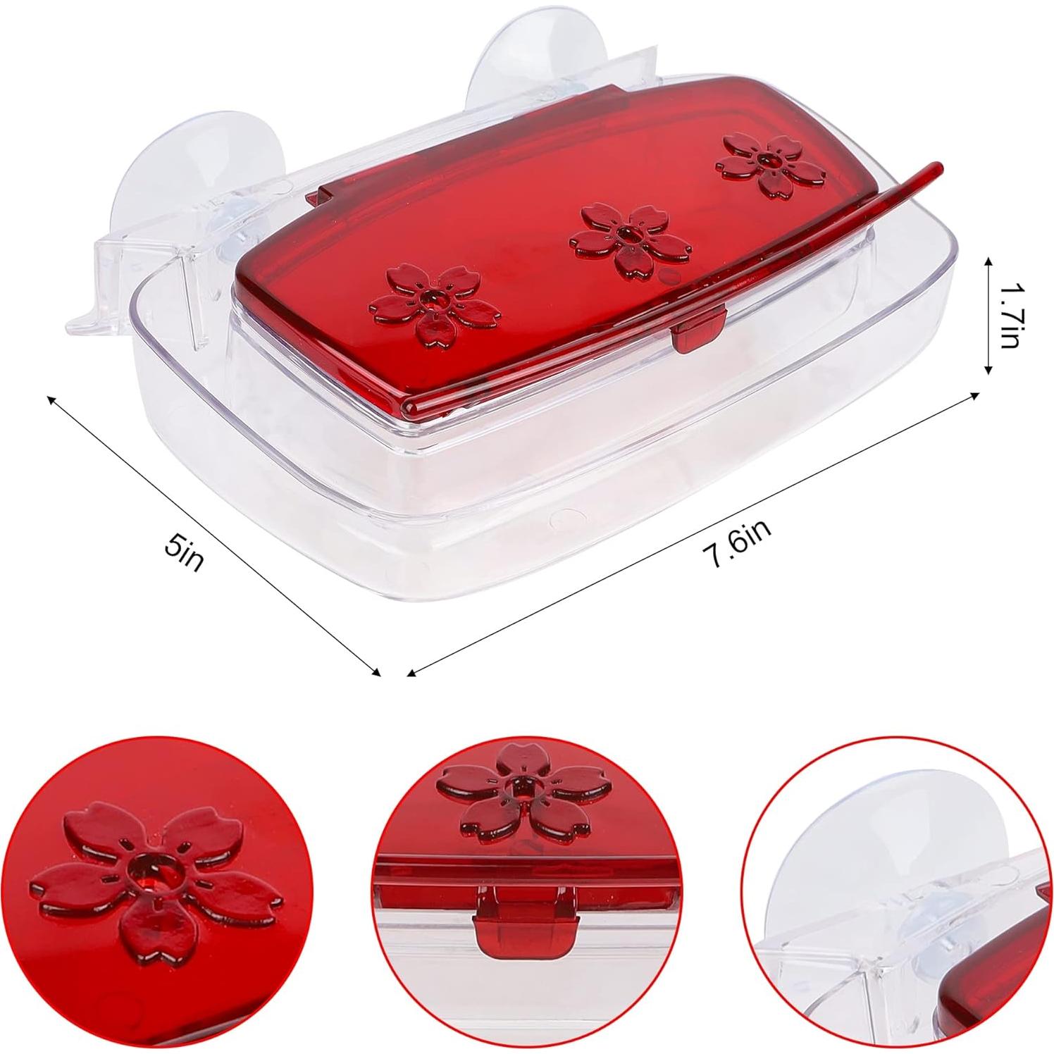 Alimentador de Colibríes Juegoal para Ventana 227g 3 Puertos