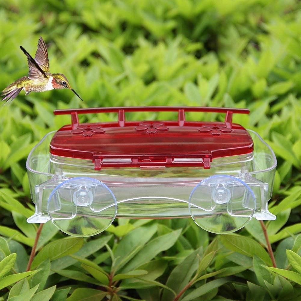 Alimentador de Colibríes Juegoal para Ventana 227g 3 Puertos