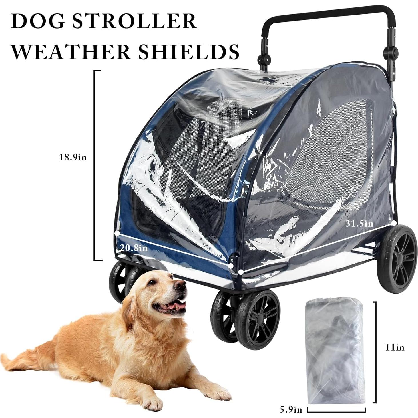 Cubierta Impermeable para Carro de Perro Grande WODEGOU