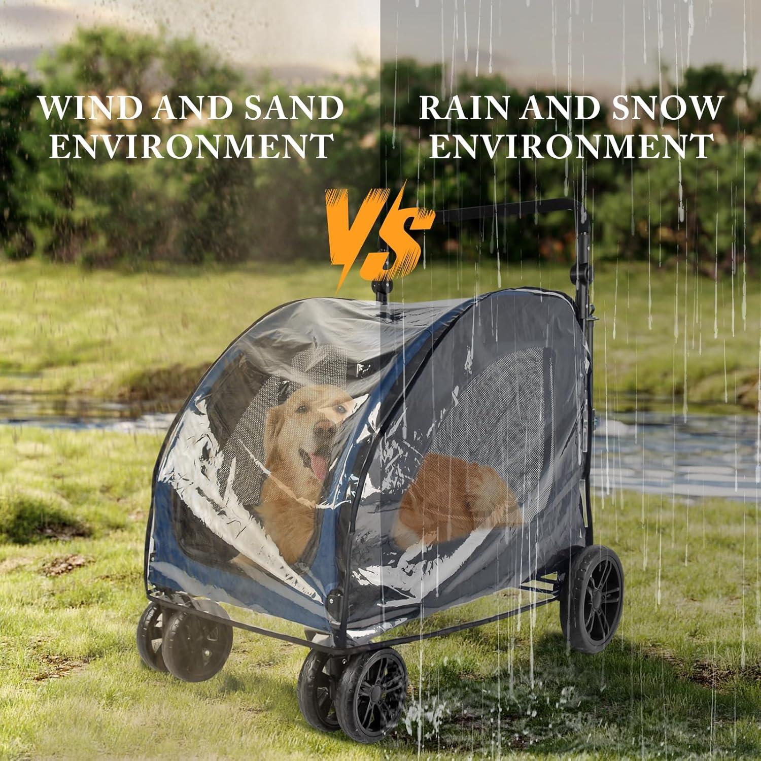 Cubierta Impermeable para Carro de Perro Grande WODEGOU