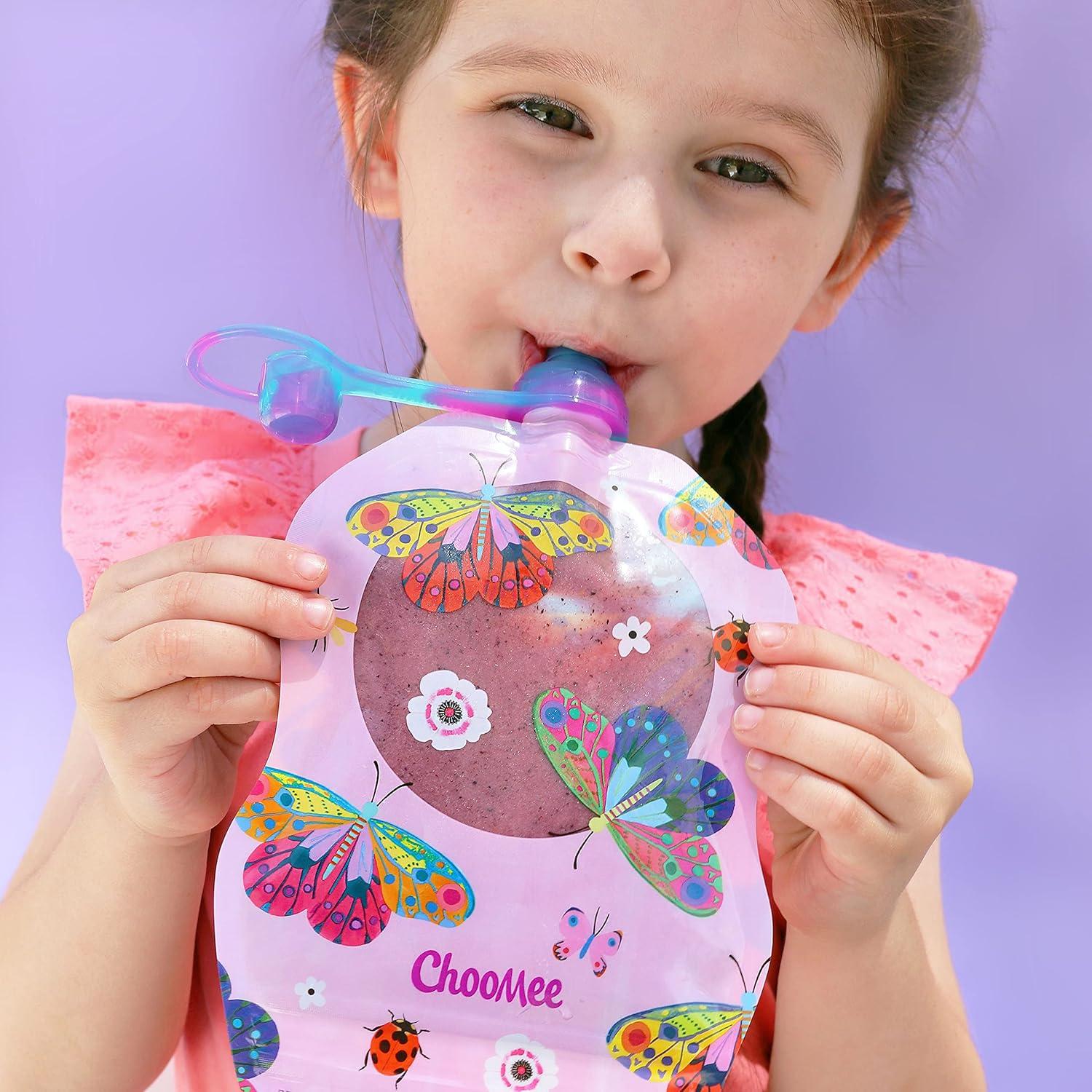 Bolsas de Comida Reutilizables ChooMee FlutterBug 8 oz 6 Pzas