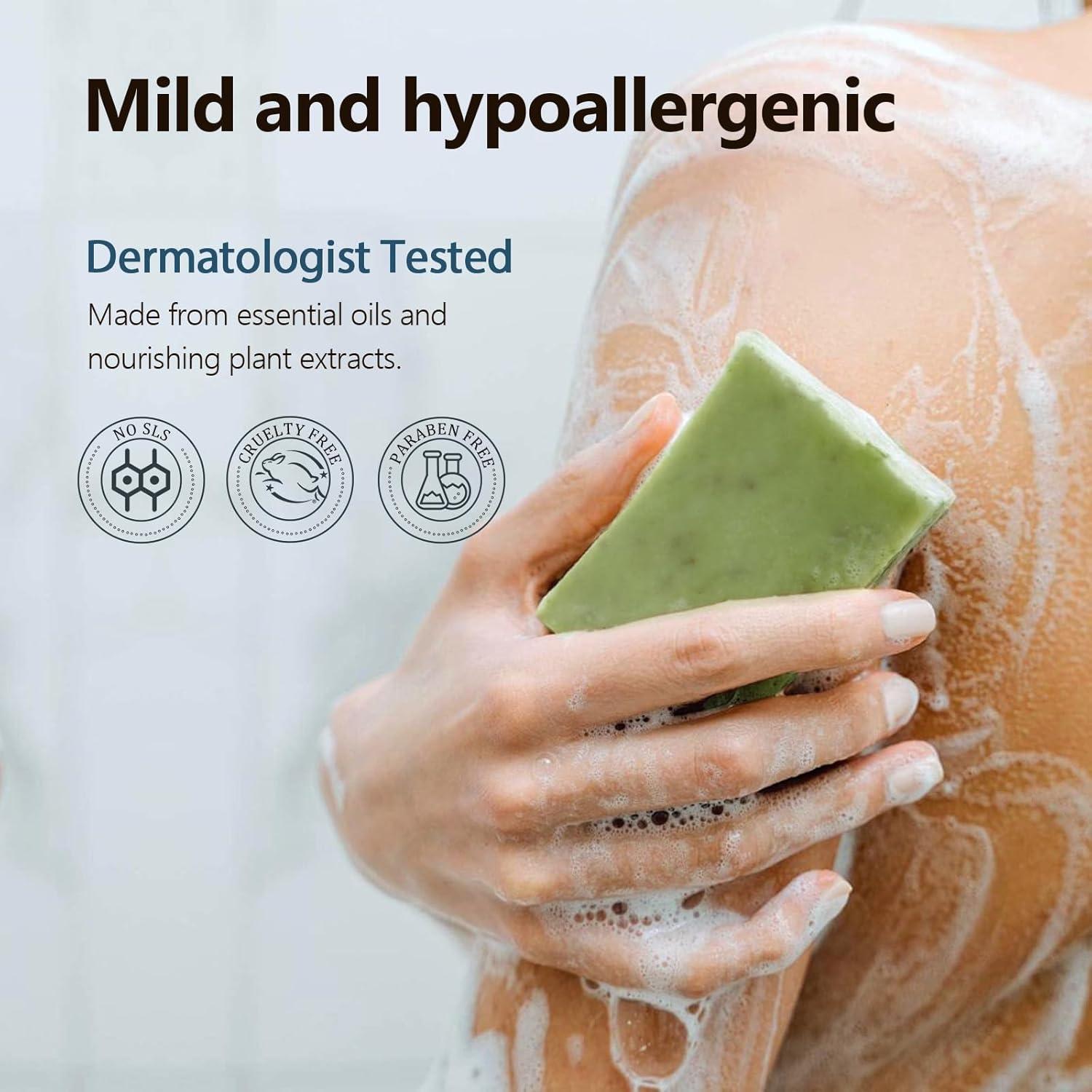 Jabón Orgánico de Té Verde PALFICAB - 3 Barras 99.2g