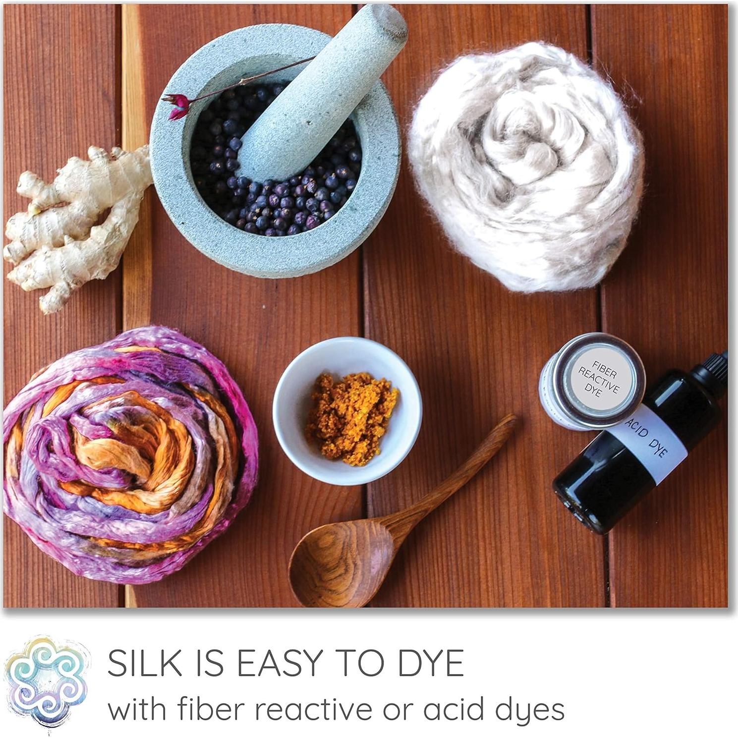 Fibra de Seda de Morera Natural 50g - Grado Premium Living Dreams