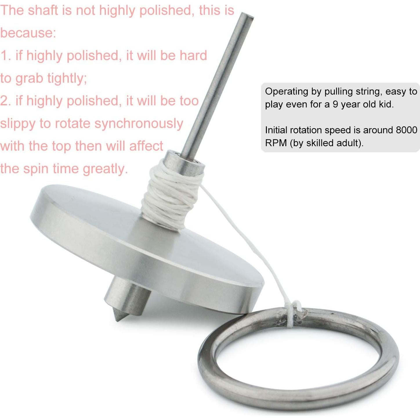 Giroscopio Antigravedad DjuiinoStar Acero Inoxidable 18-38 cm