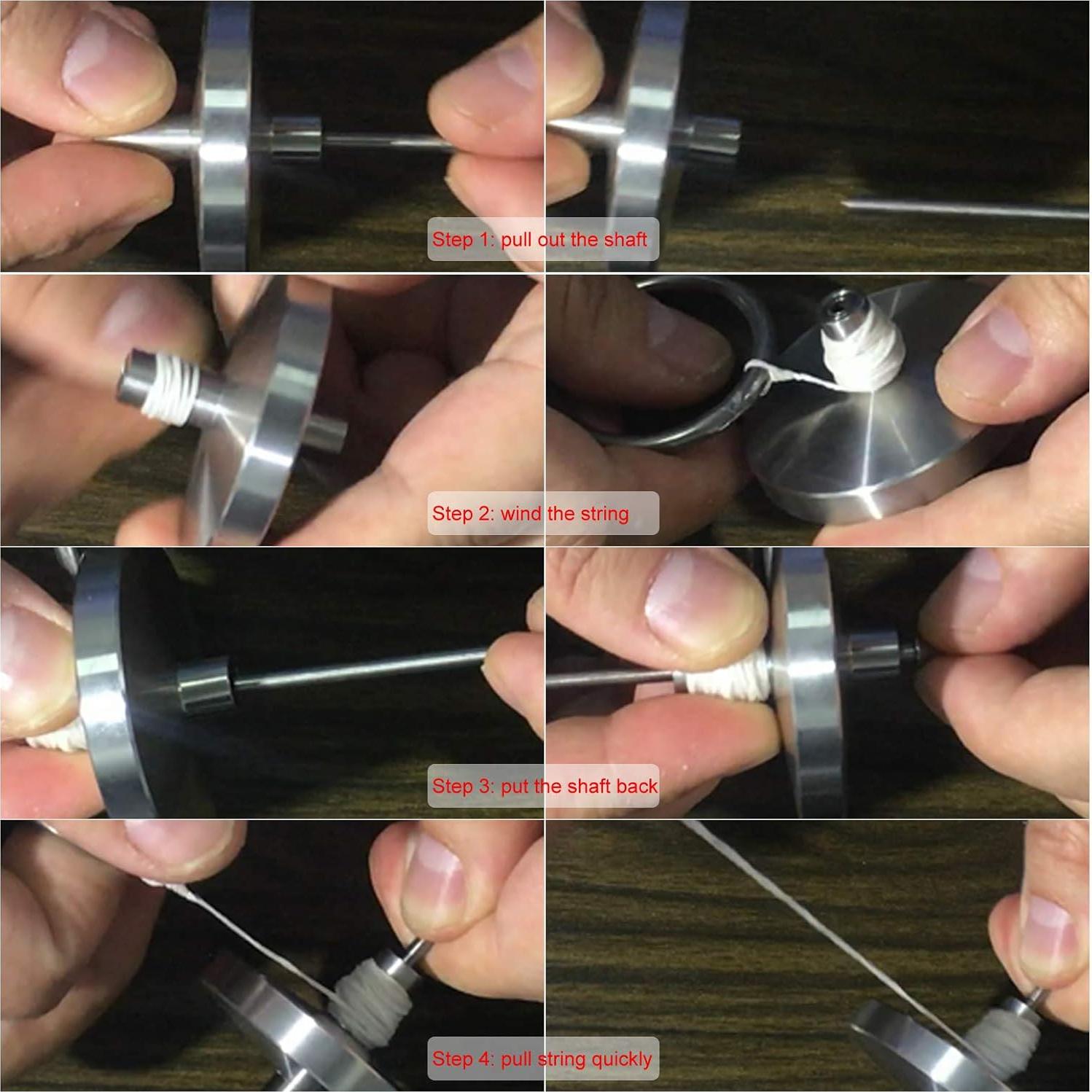 Giroscopio Antigravedad DjuiinoStar Acero Inoxidable 18-38 cm