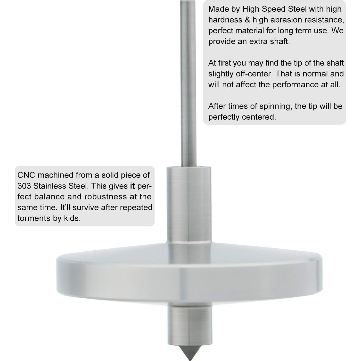 Giroscopio Antigravedad DjuiinoStar Acero Inoxidable 18-38 cm