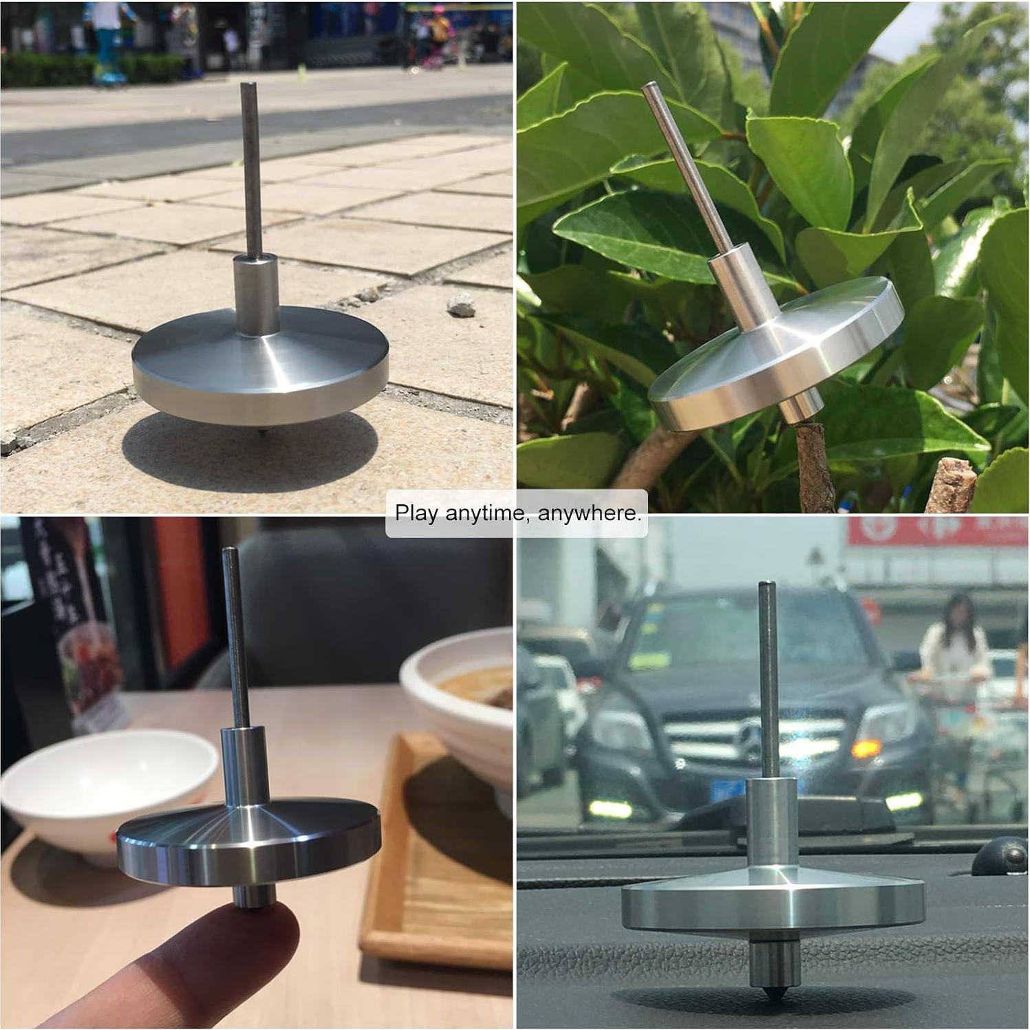 Giroscopio Antigravedad DjuiinoStar Acero Inoxidable 18-38 cm