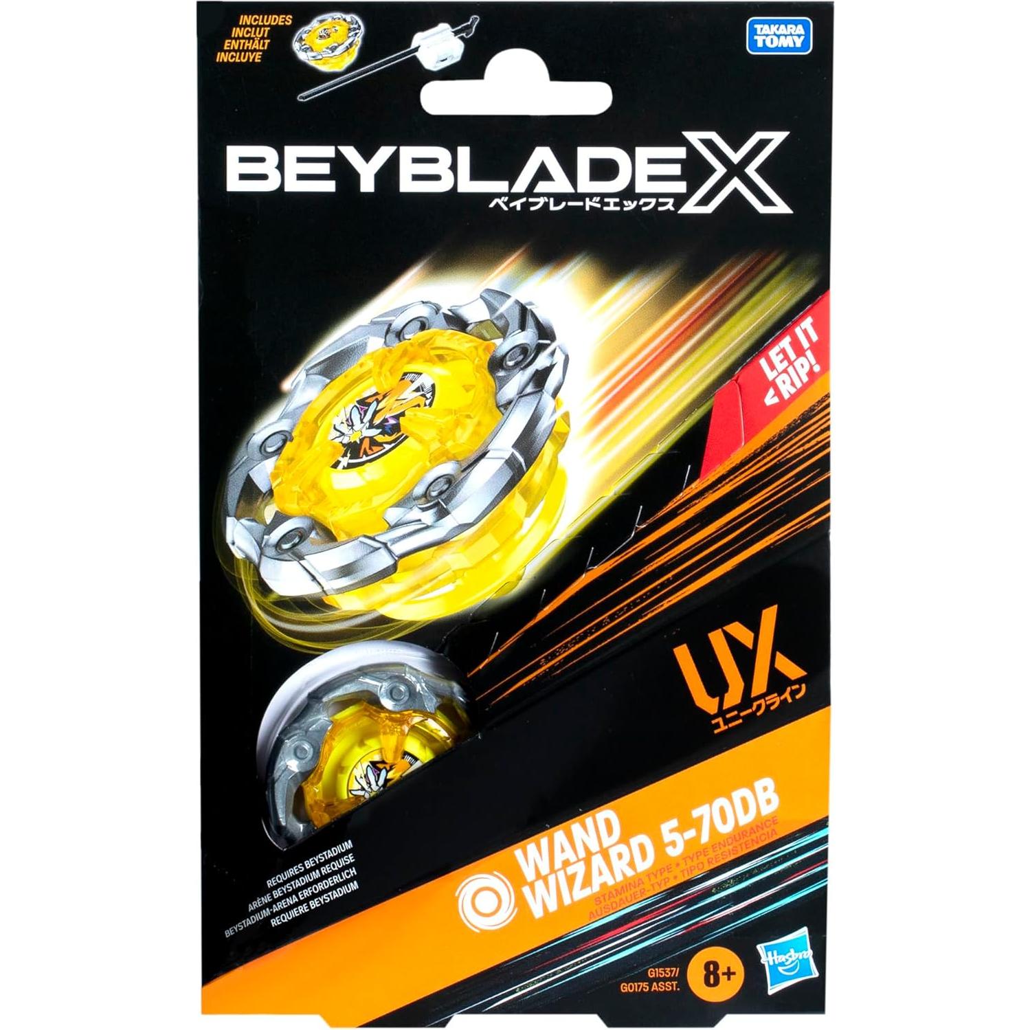 Beyblade X Mago de Varita 5-70DB UX con Lanzador y Peonza