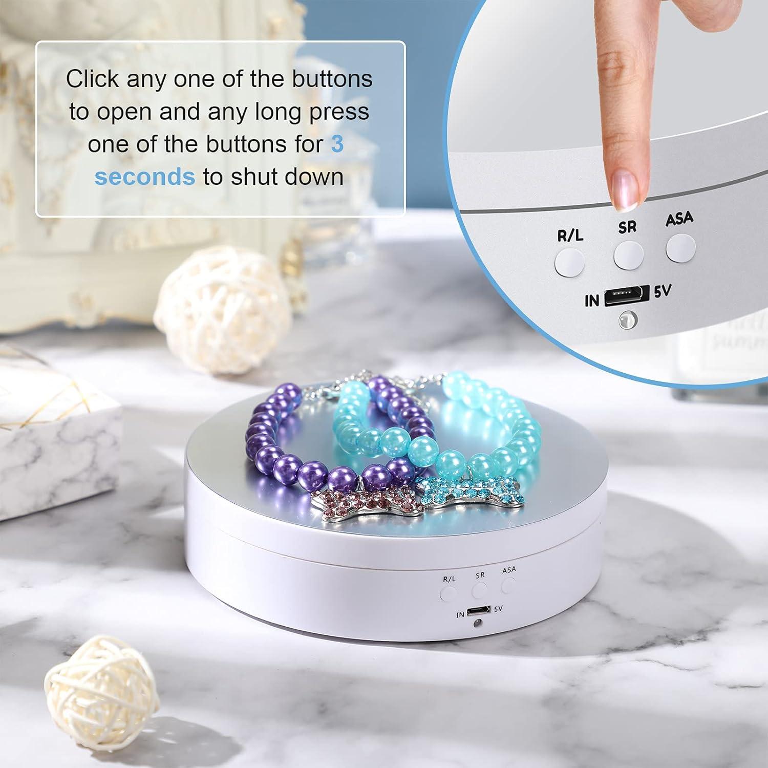 Soporte de Exhibición Rotatorio Hicarer 13.72 cm 2.99 kg Blanco