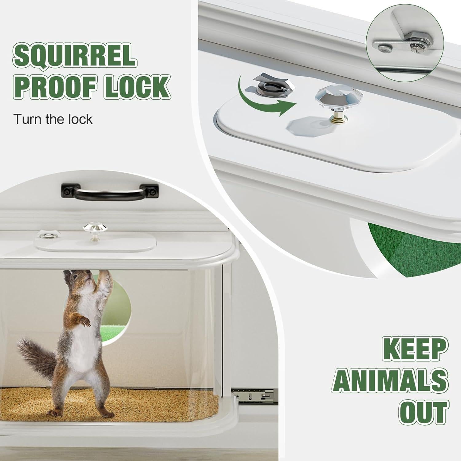 Comedero para Aves de Ventana XYADX 180° Fácil Instalación