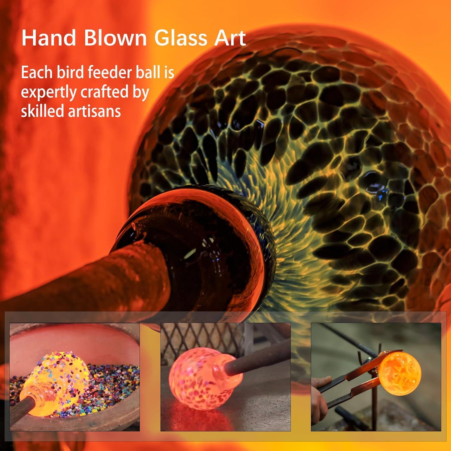 Comedero para Colibríes de Ventana Pozfun Azul 27.94x8.97 cm