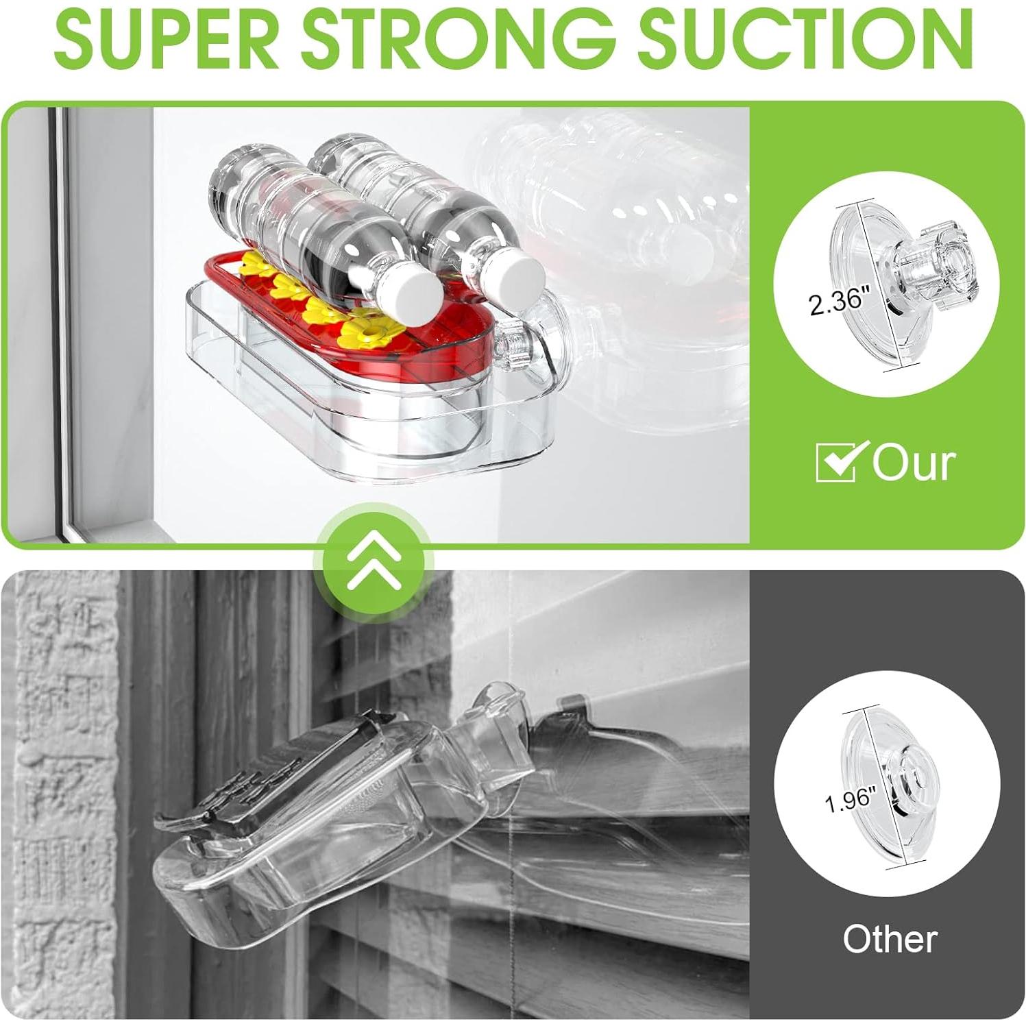 Alimentador de Colibrí Redboat 295ml con Ventosas - 2 Paquete