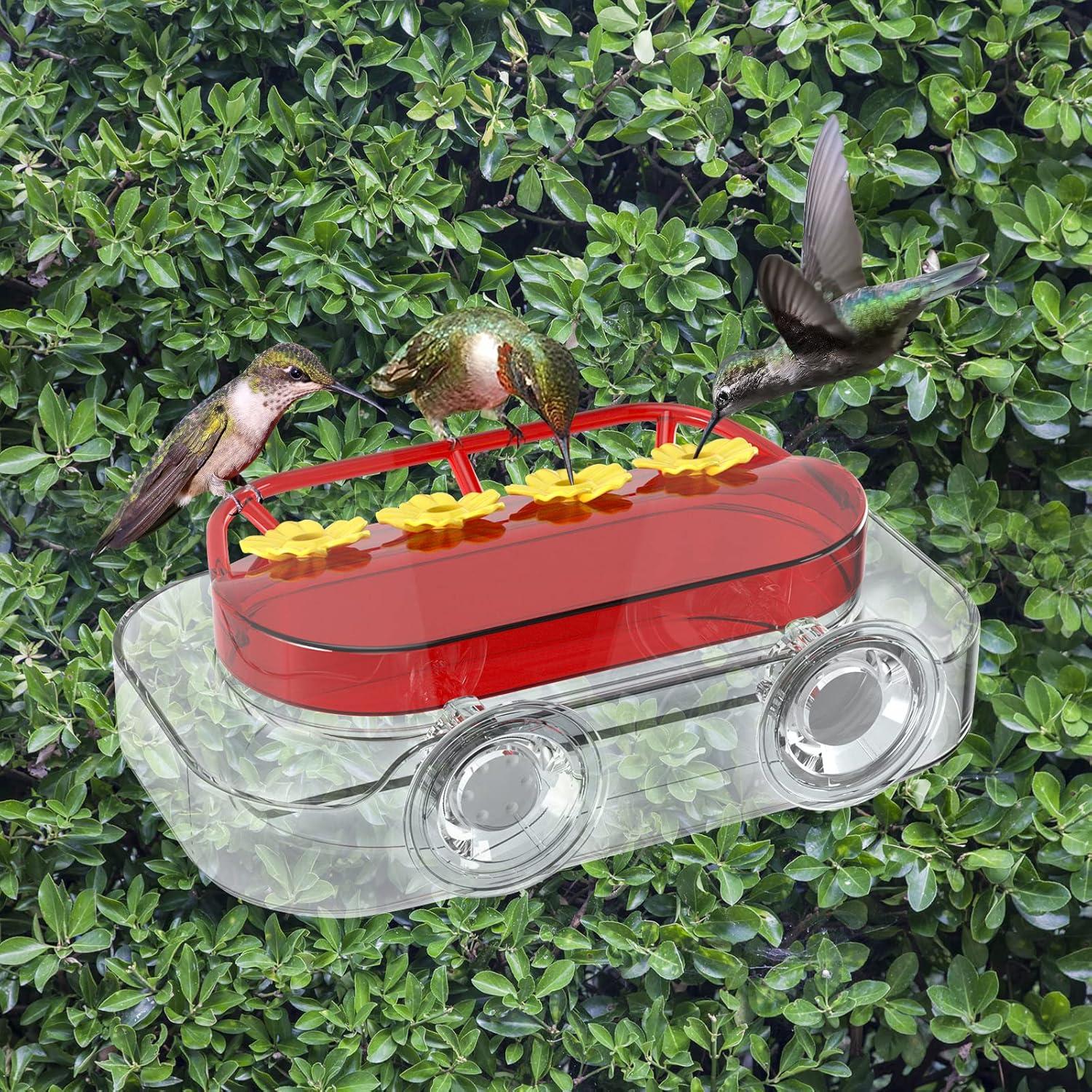 Alimentador de Colibrí Redboat 295ml con Ventosas - 2 Paquete