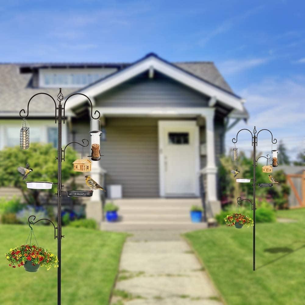 Estación de Alimentación de Aves MIXXIDEA 231 cm con 4 Comederos