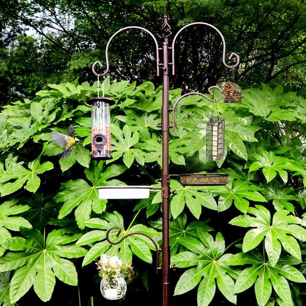 Estación de Alimentación de Aves MIXXIDEA 231 cm con 4 Comederos