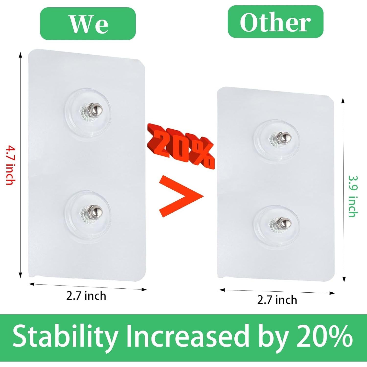 Ganchos para Comedero de Aves PeakBlen - 4 Pcs Soporte Ventana