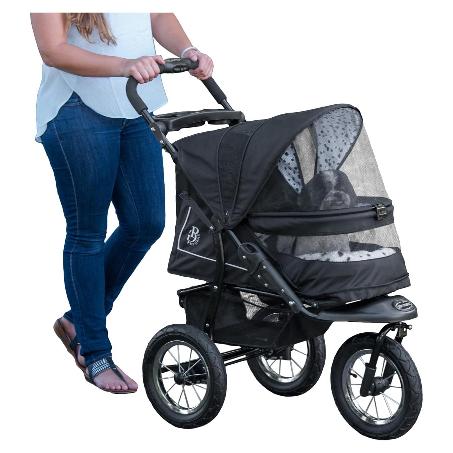 Carrito de Mascotas Pet Gear No-Zip NV para Gatos y Perros, Plegable