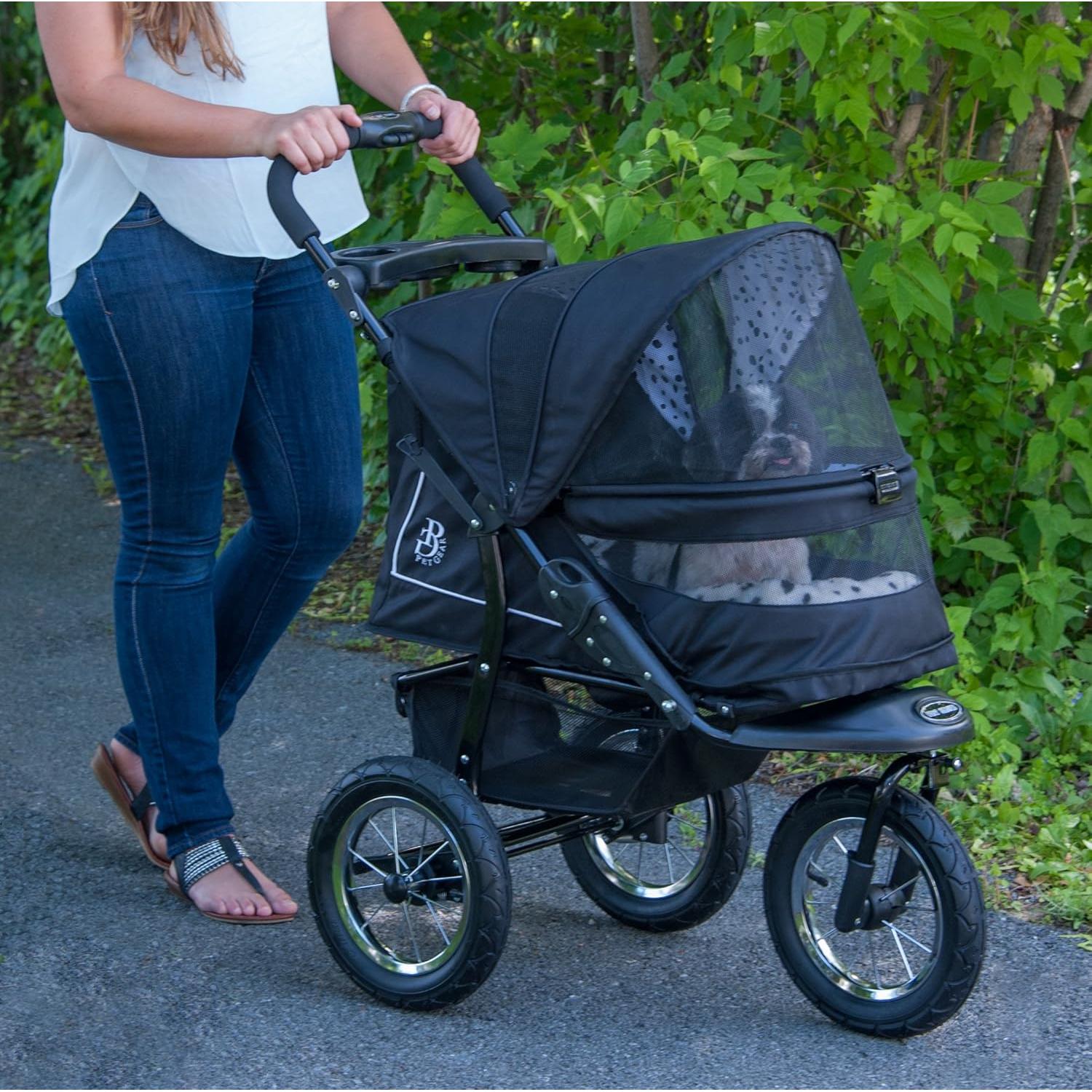 Carrito de Mascotas Pet Gear No-Zip NV para Gatos y Perros, Plegable