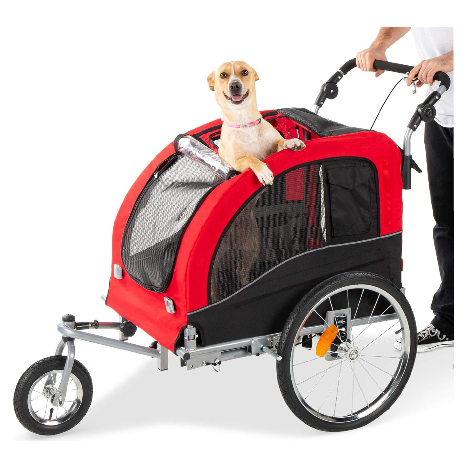 Carrito Remolque para Perros Mejor Opción 2-en-1 30kg