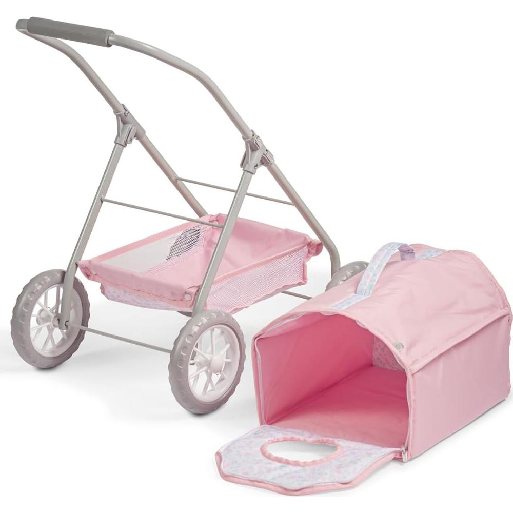 Carrito de Mascotas Plegable Deluxe JC Toys 39x61 cm Rosa