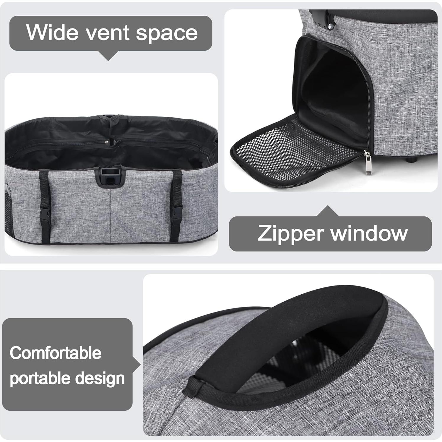 Carrito de Mascotas Premium Yoyomax 4 Ruedas Plegable 18kg