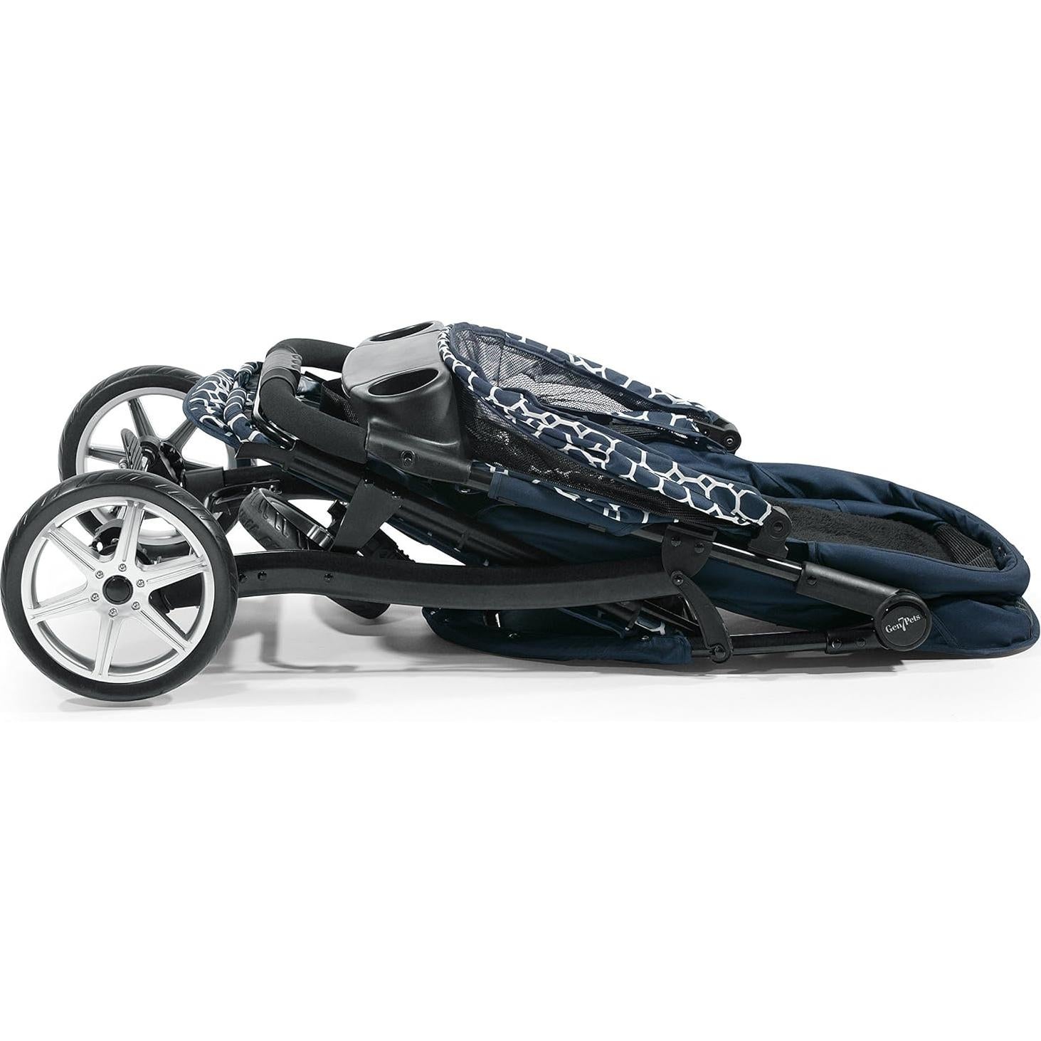 Carrito de Mascotas Gen7Pets Monaco Azul - Soporta 27.2 kg