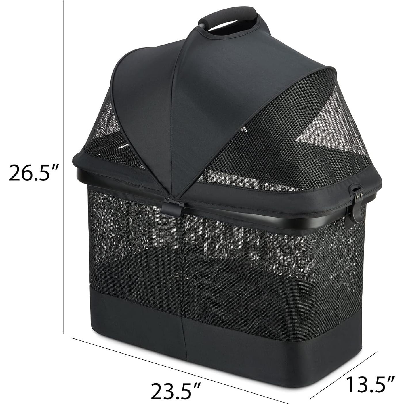 Carrito y Transportadora para Mascotas Joovy Pootler Negro