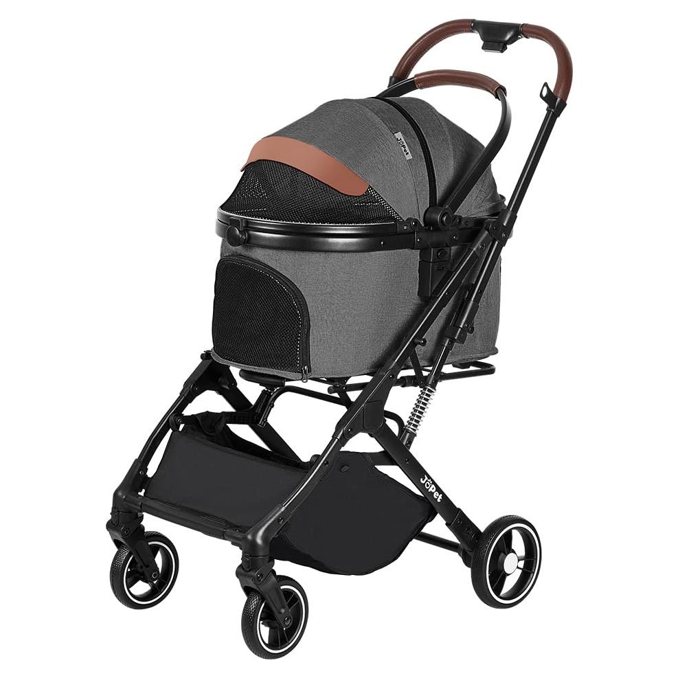 Carrito para Mascotas JoPet PS-BF01-B Plegable 20kg Gris Hierro