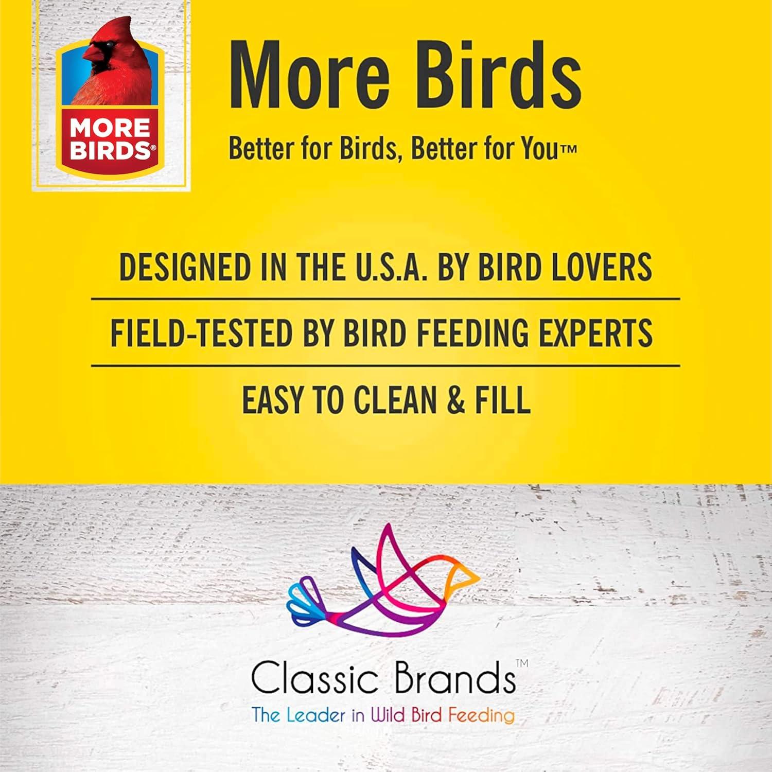 Alimentador Doble de Suet More Birds con Techo Protector 18.4cm