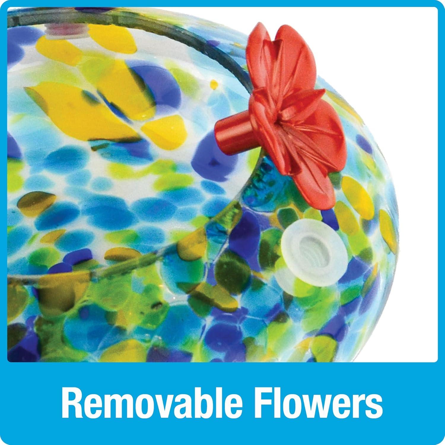 Alimentador de Colibríes Nature's Way GHF7 de Vidrio 0.47L