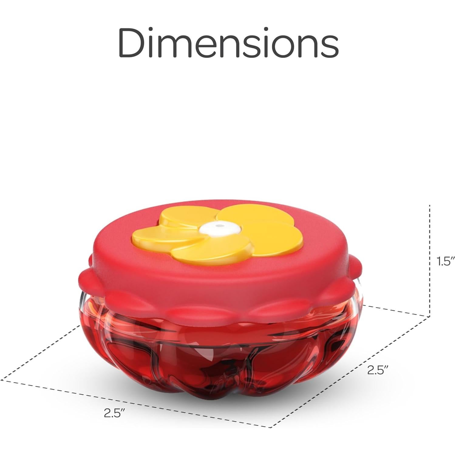 Alimentadores de Colibríes de Vidrio Sewanta - Juego de 2