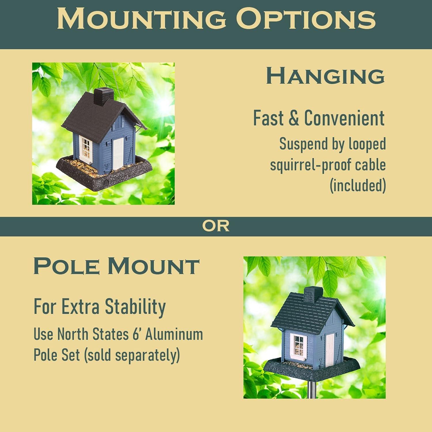 Comedero para Aves North States Cottage Azul 2.27 kg