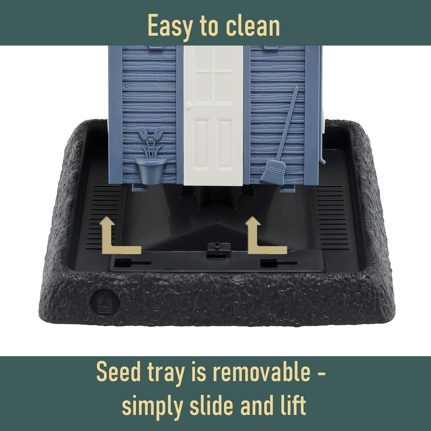 Comedero para Aves North States Cottage Azul 2.27 kg