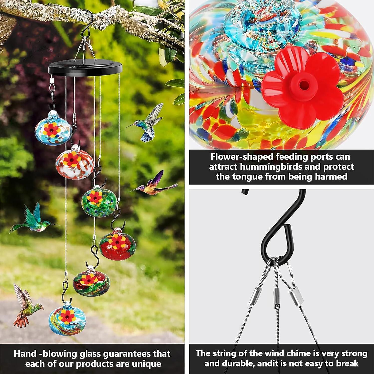 Alimentador de Colibríes de Vidrio Soplado Kapihi 1.28 kg