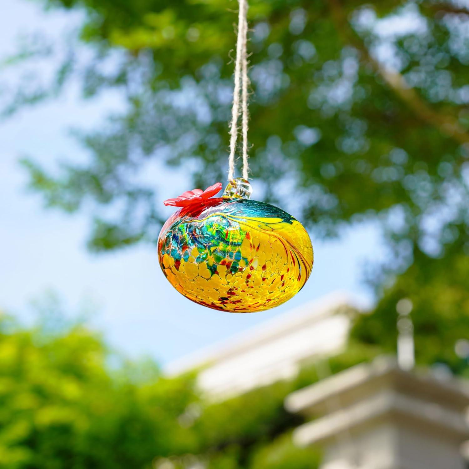 Pack 2 Alimentadores de Colibrí de Vidrio KRISININE 93 ml