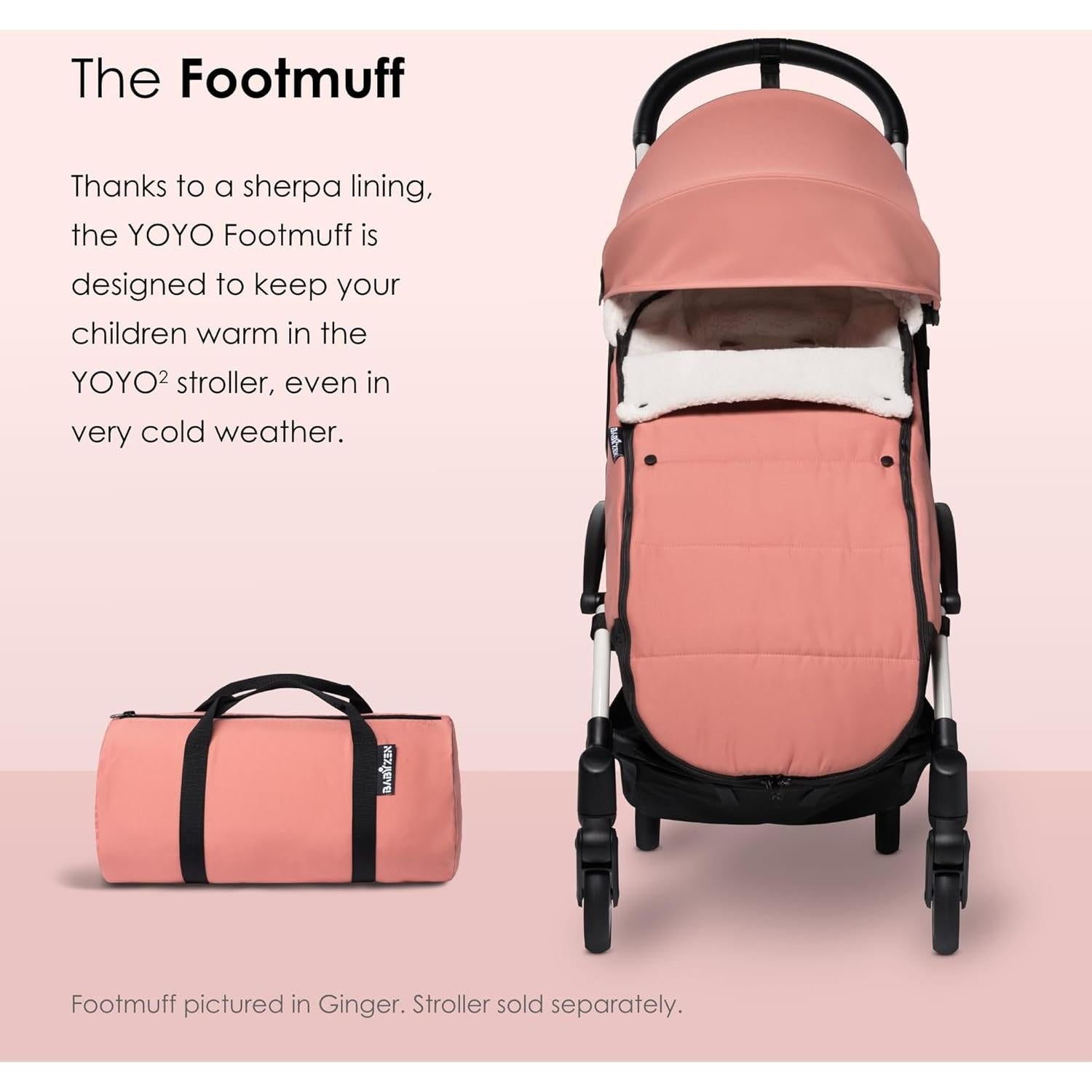 Saco de Dormir Babyzen YOYO - Forro de Sherpa y Capucha Polar