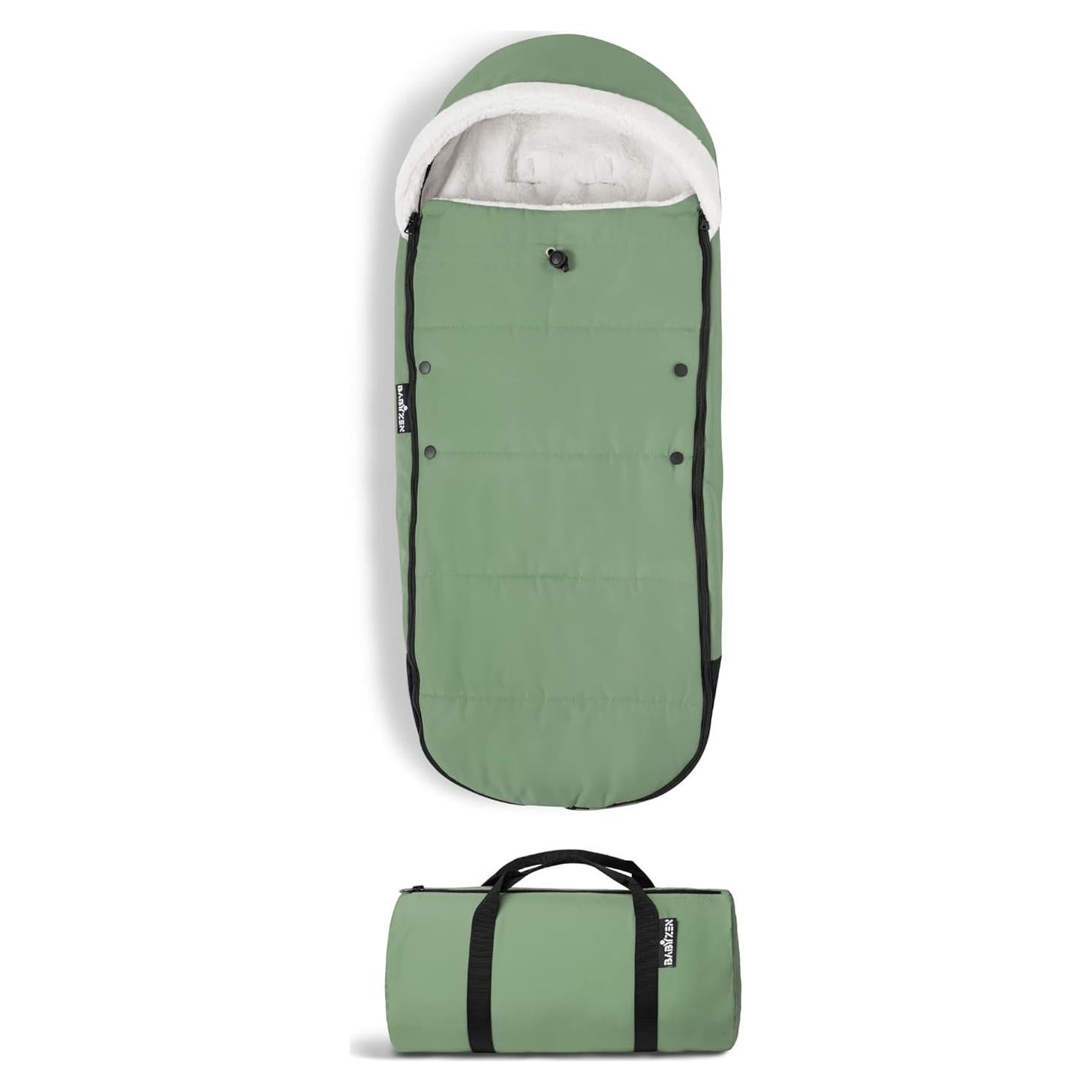 Saco de Dormir Babyzen YOYO Menta - Forro Sherpa y Polar