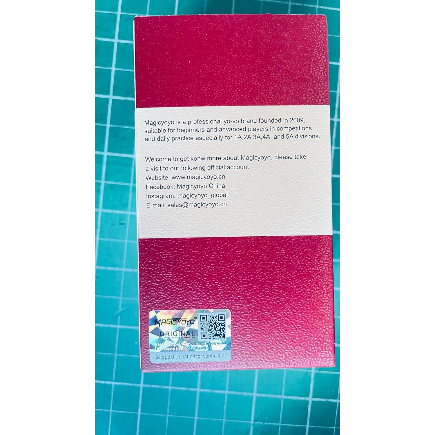 Yoyo MAGICYOYO K1 Verde para Niños y Principiantes, Brilla en la Oscuridad