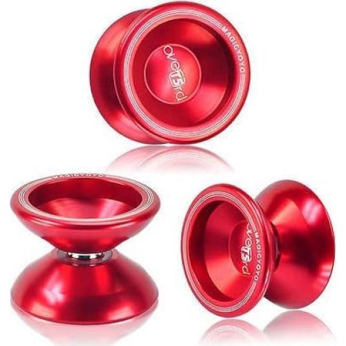 Yoyo Metálico Profesional MAGICYOYO T5 Overlord Rojo 54mm