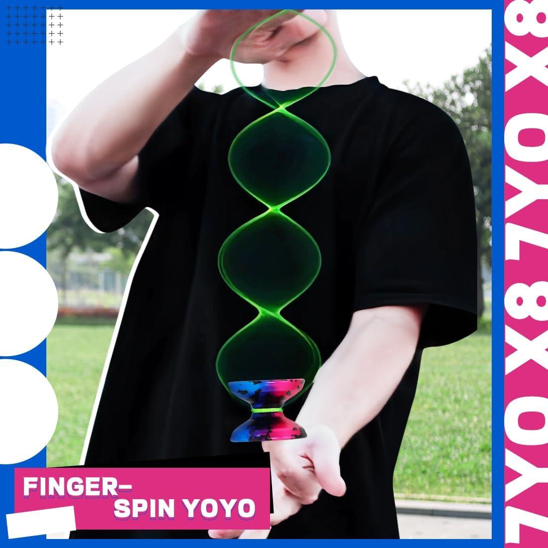 Yoyo Profesional 7YO X8 Metálico para Niños 8-12 Años