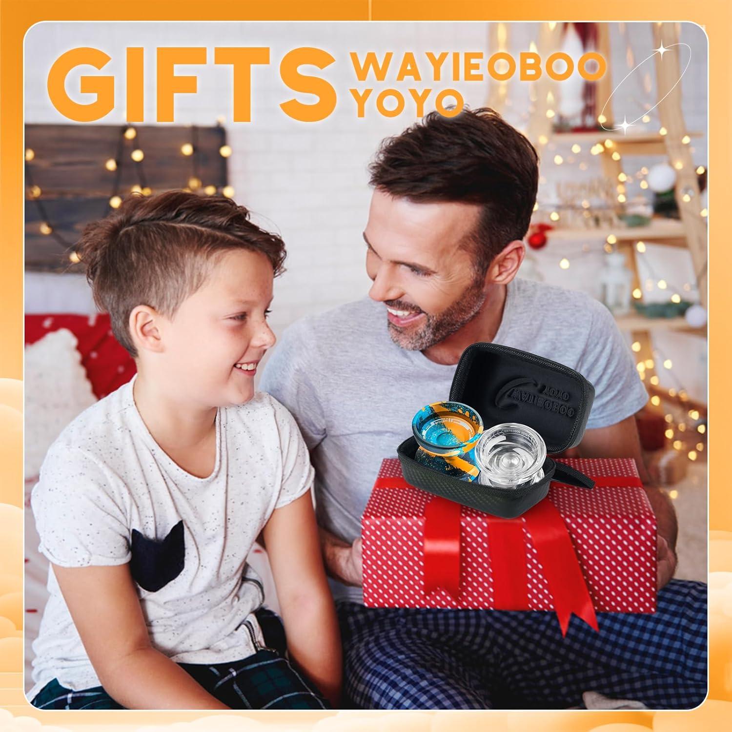 Juego de Yo-Yo WATIEOBOO 2 Piezas Metal y Cristal para Todos