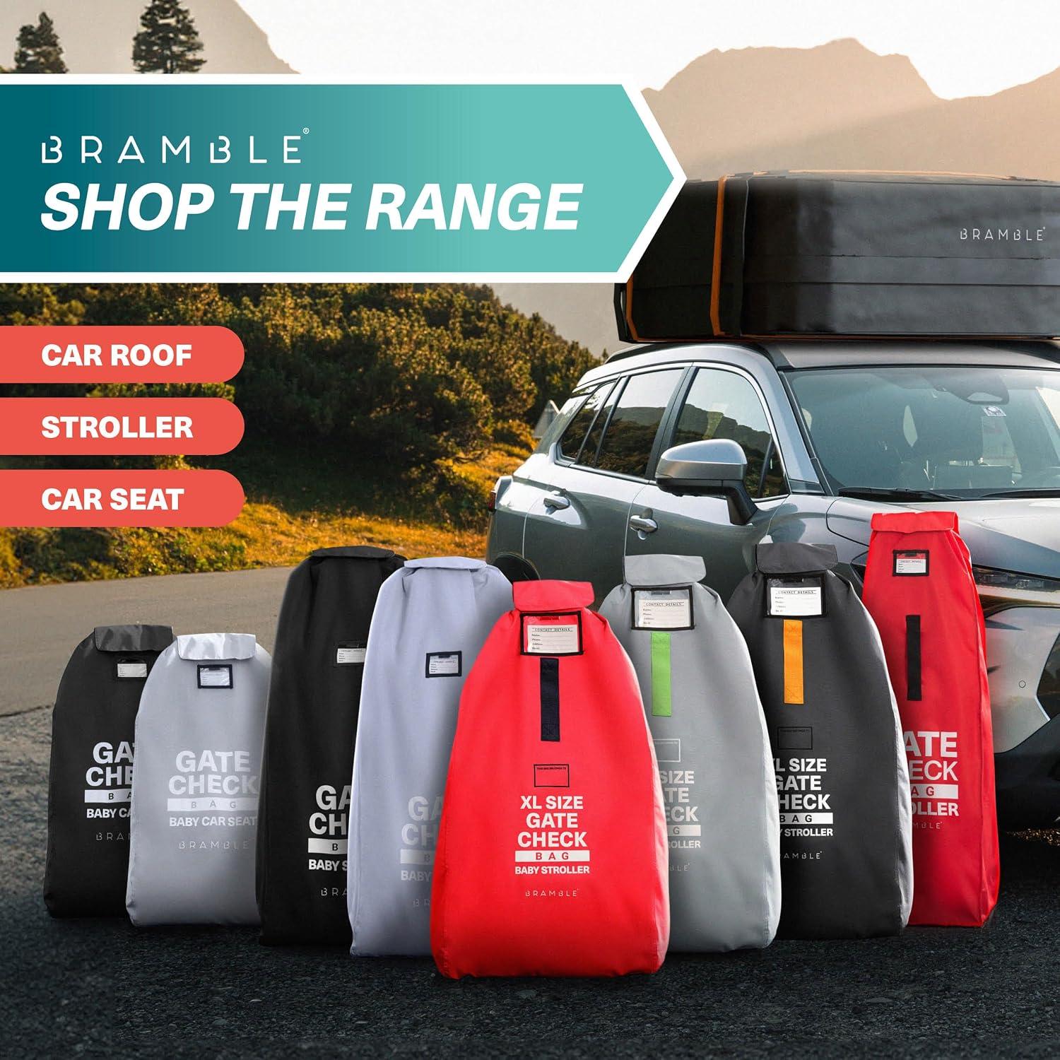 Bolsa de Viaje para Cochecito Bramble Negra 116x53cm Impermeable