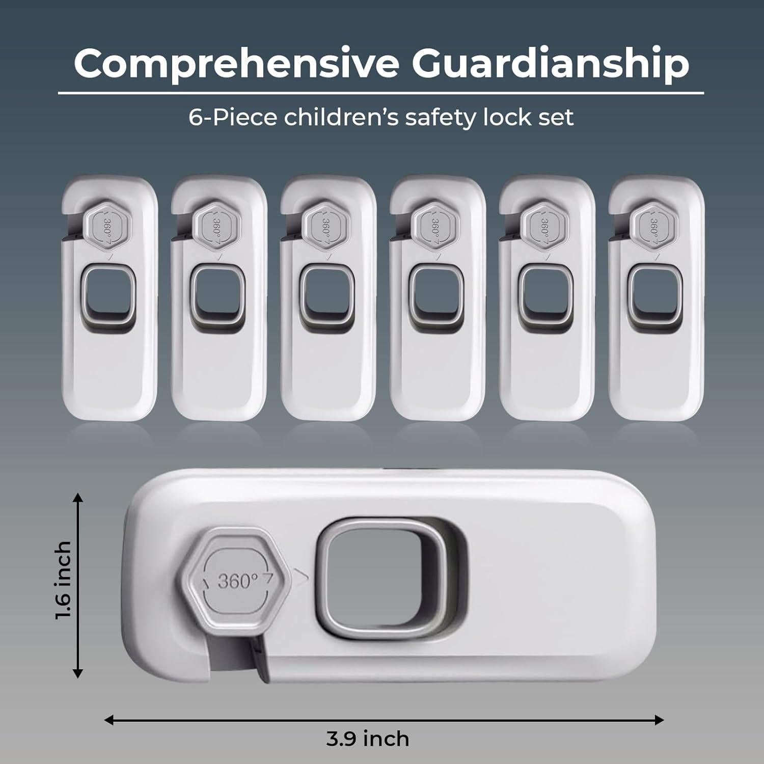 Bloqueo de Refrigerador a Prueba de Niños TAJAR BROS 6 Paquetes