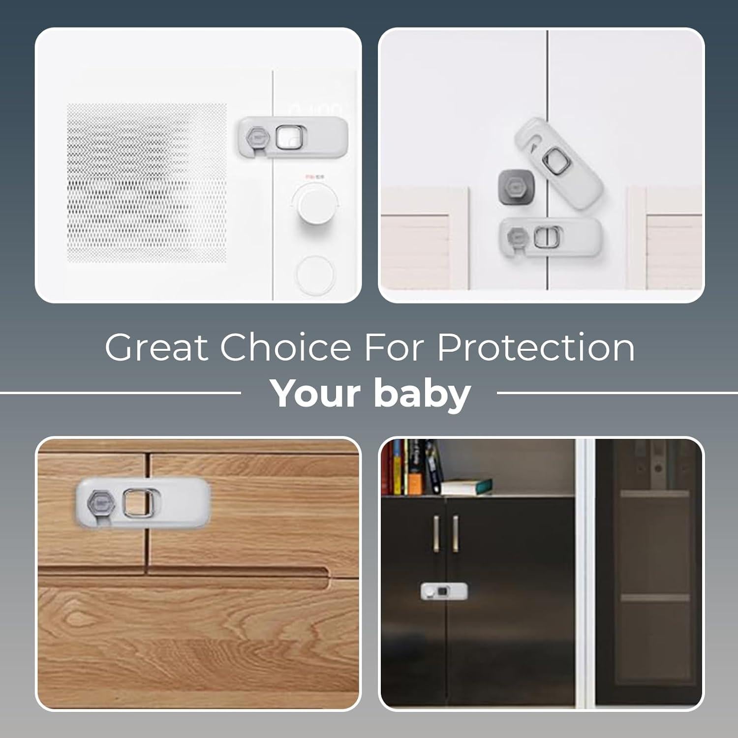 Bloqueo de Refrigerador a Prueba de Niños TAJAR BROS 6 Paquetes