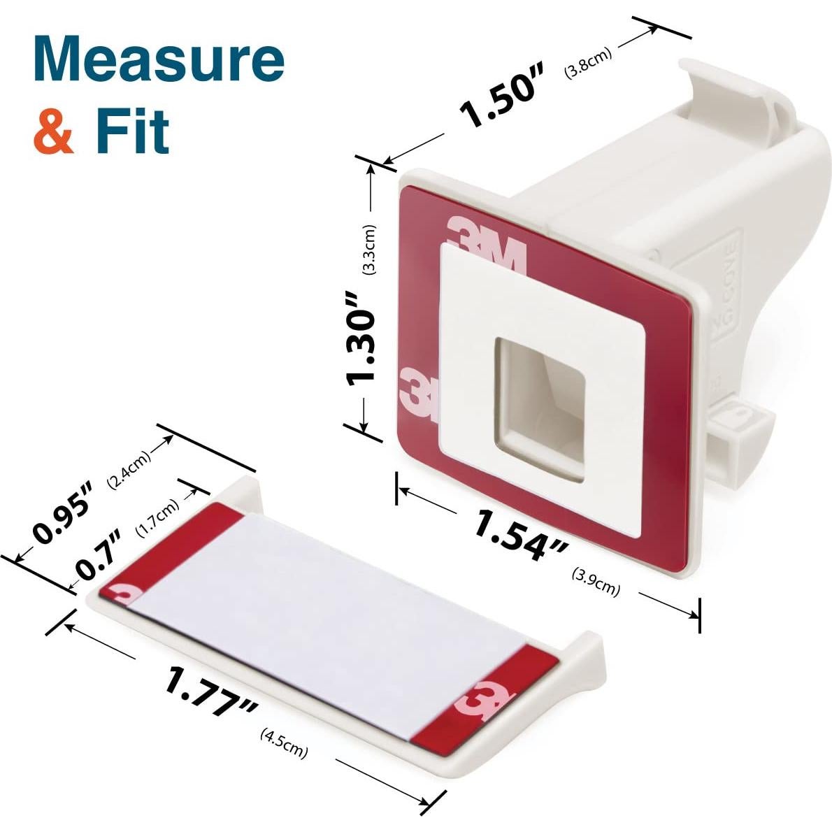 Cerraduras Magnéticas RovingCove para Gabinetes Bebés 8 Piezas