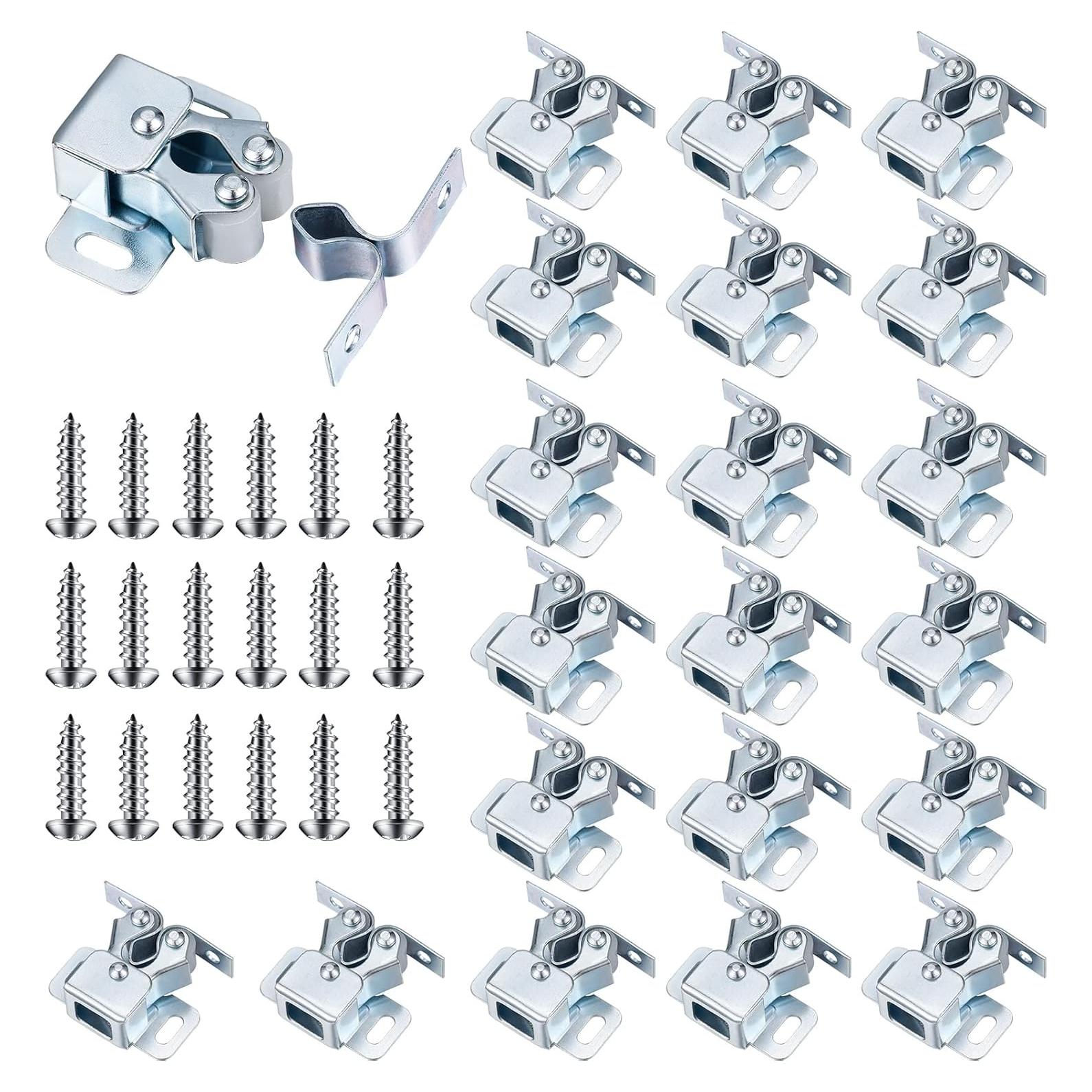 Pestillos de Gabinete Bonuci 20 Pcs Plata 40x15 mm