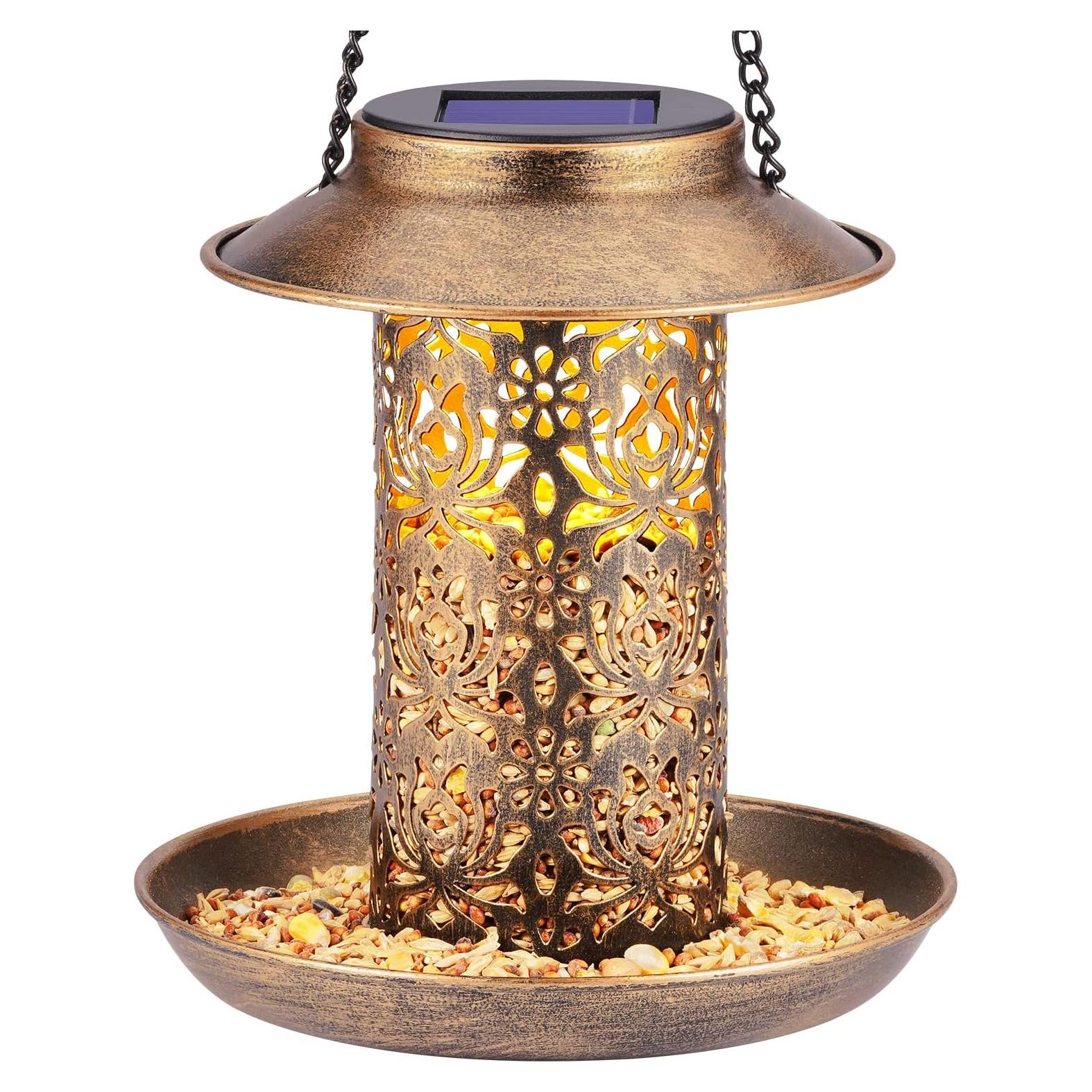 Alimentador Solar para Aves SWEETFULL Colgante Metal 0.91kg