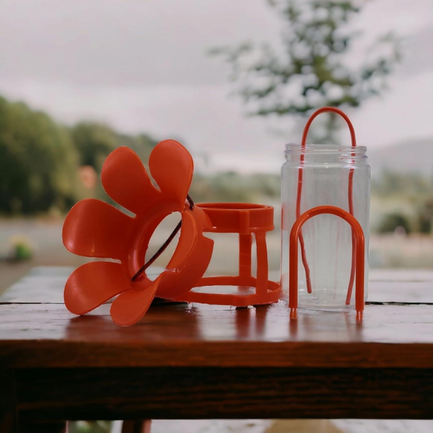 Comedero para Aves Songbird Essentials Flor Naranja 12 oz