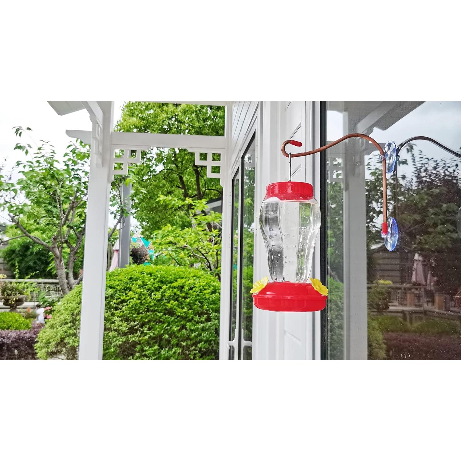 Gancho de Montaje en Ventana Caburds con Ventosas para Colibrí